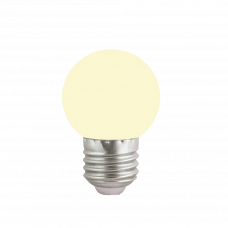 Лампа светодиодная G45 с цоколем E27 2Вт 2700K