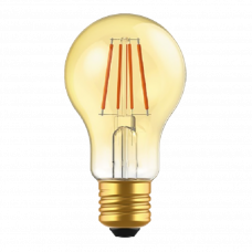 Лампа светодиодная филаментная A60 с цоколем E27 4Вт 2200K