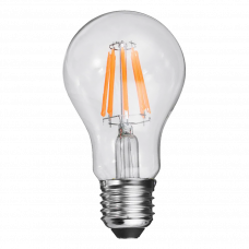 Лампа светодиодная Filament A60 с цоколем E27 8Вт 3000K 