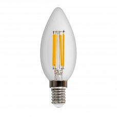 Лампа светодиодная филамент C35 с цоколем E14 7Вт 2700K Candle Panlight