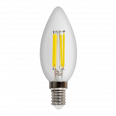 Лампа светодиодная филамент C35 с цоколем E14 7Вт 4000K Candle Panlight