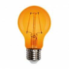 Лампа светодиодная филамент A60 с цоколем E27 2.5Вт Orange