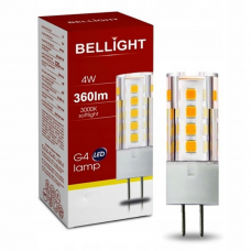 Лампа светодиодная с цоколем G4 4Вт 3000K 360лм Bellight