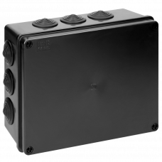 Коробка распределительная 240х190х90мм 12 входов черный UV IP65 Orno