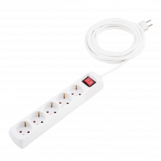 Удлинитель 5м на 5 розеток с выключателем