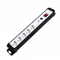 Удлинитель 5м на 5 розеток с зашитой