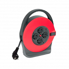 Удлинитель-катушка на 4 розетки 10м