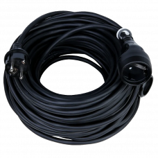 Удлинитель 1 розетка 10м черный IP44 Jonex