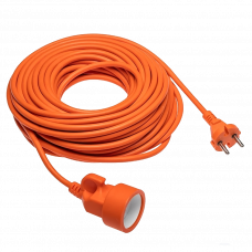 Удлинитель 1 розетка 20м orange 10A 220-250V GTV