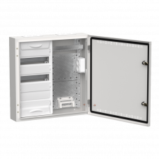 Шкаф металлический 585х570х140мм IP30 белый ЩРн-36 (2х36) TITAN 5 IEK