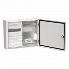 Шкаф металлический 460х570х140мм IP30 белый ЩРн-24 (2х24) TITAN 5 IEK