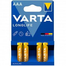 Батарейки AAA blis. Micro Longlife 4шт. Varta