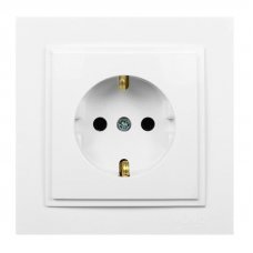 Розетка с заземлением Despina 102-190021-117