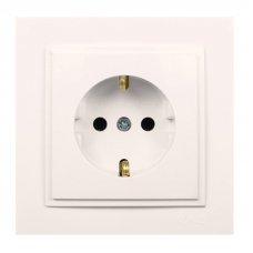 Розетка с заземлением Despina 102-010021-117