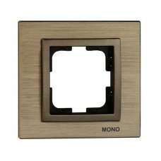 Рамка 1 пост Aluminium Style 107-810000-160