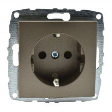 Розетка с заземлением Despina 500-002321-117