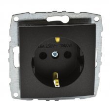 Розетка с заземлением Despina 500-002021-117