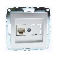 Розетка компьютерная RJ45 CAT6 Despina 500-002105-125