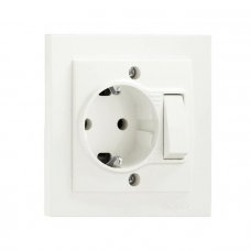 Розетка/выключатель для мебели без заземления 170-010002-006