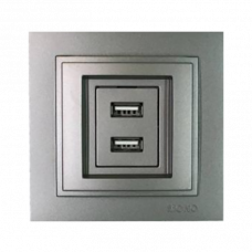 Розетка 2xUSB Despina 102-242405-178