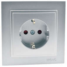 Розетка с заземлением Despina 102-212121-117