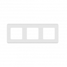 Рамка 3 поста 673950 Inspiria белый