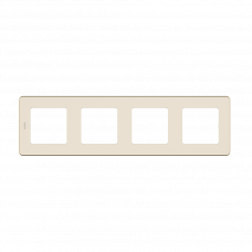 Рамка 4 поста 673961 Inspiria бежевый