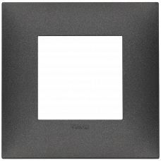 Рамка модульная 2M карбон матовый Neve Vimar