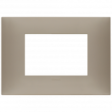 Рамка модульная 3M серый матовый Neve Vimar