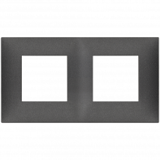 Рамка модульная 4M (2+2) карбон матовый Neve Vimar