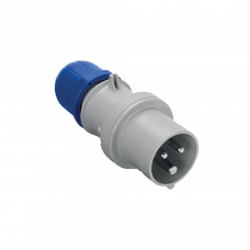 Вилка промышленная 3П 16A IP44 Scame