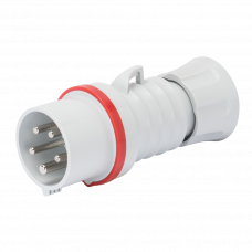 Вилка промышленная 16A 3P+N+E 400В IP44/IP54 GW60009H