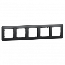 Рамка 5 постов Sedna Schneider New антрацит