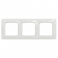 Рамка 3 поста Sedna Schneider New белый
