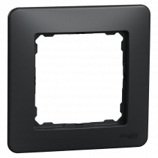 Рамка 1 пост Sedna Schneider New антрацит