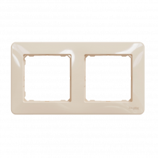 Рамка 2 поста бежевый Sedna Schneider