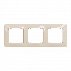 Рамка 3 поста бежевый Sedna Schneider