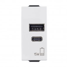 Розетка USB + Type-C+A Neve Up