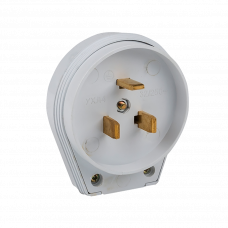 Вилка индустриальная пластиковая 2P+PE 32A 250В EKF