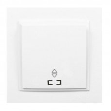 Выключатель проходной 1 клавишный с подсветкой Despina 102-190025-110