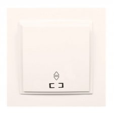 Выключатель проходной 1 клавишный с подсветкой Despina 102-010025-110