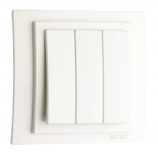 Выключатель 3 клавишный Larissa 103-191922-114