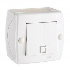 Выключатель 1 клавишный Octans 104-010101-100