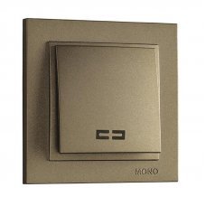 Выключатель с подсветкой 1 клавишный Despina 102-232325-101 