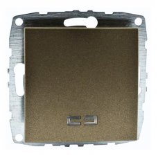 Выключатель с подсветкой 1 клавишный 500-002325-101