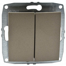 Выключатель 2 клавишный 500-002325-102