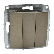 Выключатель 3 клавишный 500-002322-114