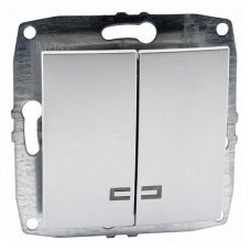 Выключатель с подсветкой 2 клавишный 500-002125-103