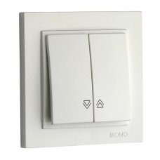 Выключатель управления жалюзи 2 клавишный Despina 102-190025-113