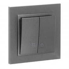 Выключатель управления жалюзи 2 клавишный Despina 102-242425-113